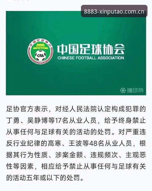 中国足协第三批禁足名单深度分析：65人受罚背后的行业生态与治理逻辑